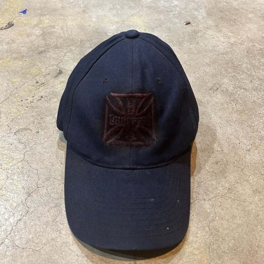 Vintage West Coast Choppers Iron Cross Logo Strapback Hat
